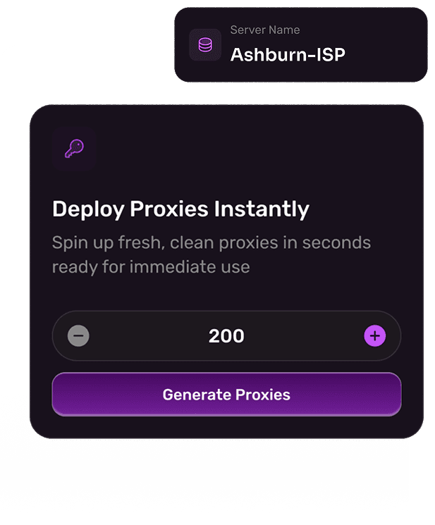 Deploy Proxies